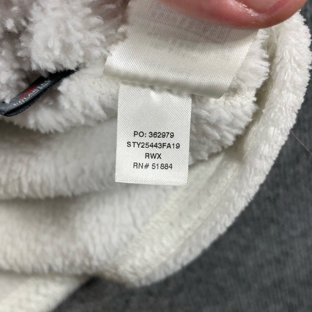 Patagonia Re-Tool Snap T Polartec Fleece Pullover Women's Medium White - Picture 9 of 13